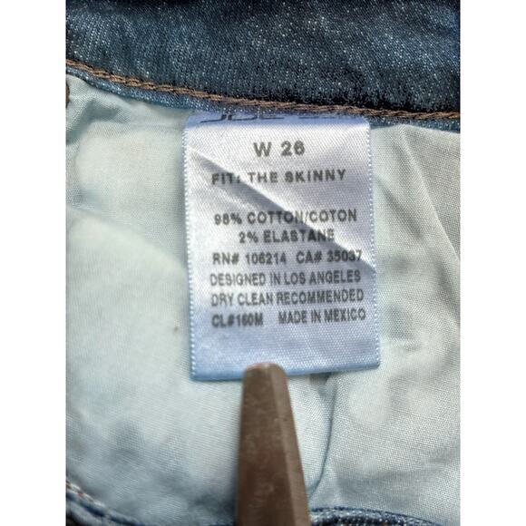 Joe’s Women’s "The Skinny"  Blue Jegging jeans size 26 - Picture 5 of 6